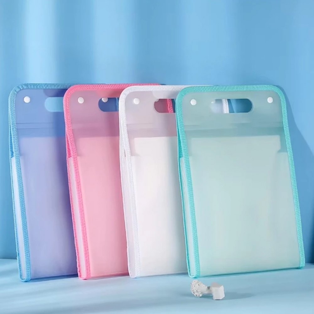 Pasta Sanfonada Com 12 Divisórias Pasta Prancheta Tamanho A4 Escritório Escolar