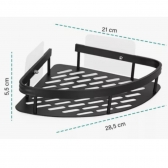 Prateleira Cantoneira Canto Triangular Metal Adesivo Forte