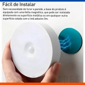 Kit 4 Luminárias Lâmpada Led Recarregável Sensor De Pres