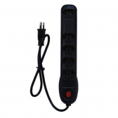 Filtro De Linha De 5 Tomadas Filtro De Linha 5 Tomadas Cor Preto Comprimento Do Cabo De 100cm 110v/220v