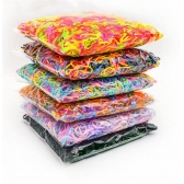 100 PEÇAS Baby Aldult TPU Elásticos Descartáveis Para Crianças Faixas De Cabelo Elásticas Meninas De Borracha