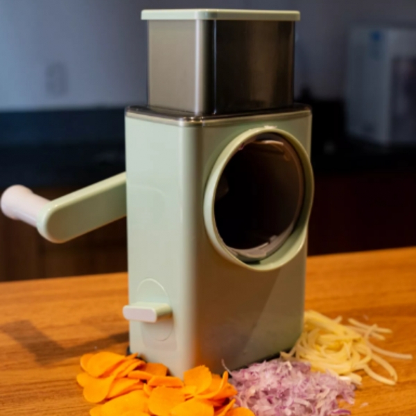 Kit Cortador Ralador Fatiador E 3 Descascadores de Legumes Inox