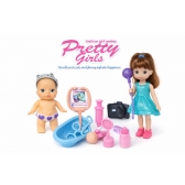 Kit Boneca Infantil com Acessórios Médicos – Brinquedo Educativo Faz de Conta Completo