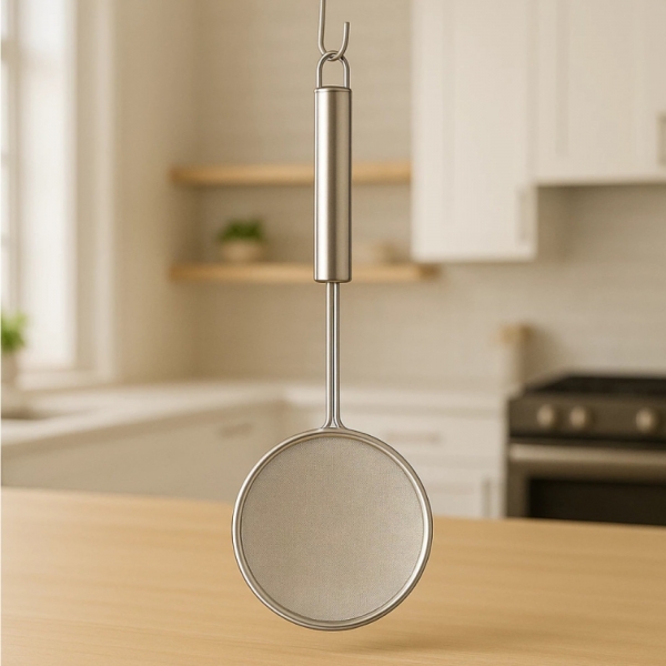 Coador De Óleo Tipo Escumadeira Escorredor De Fritura 14cm