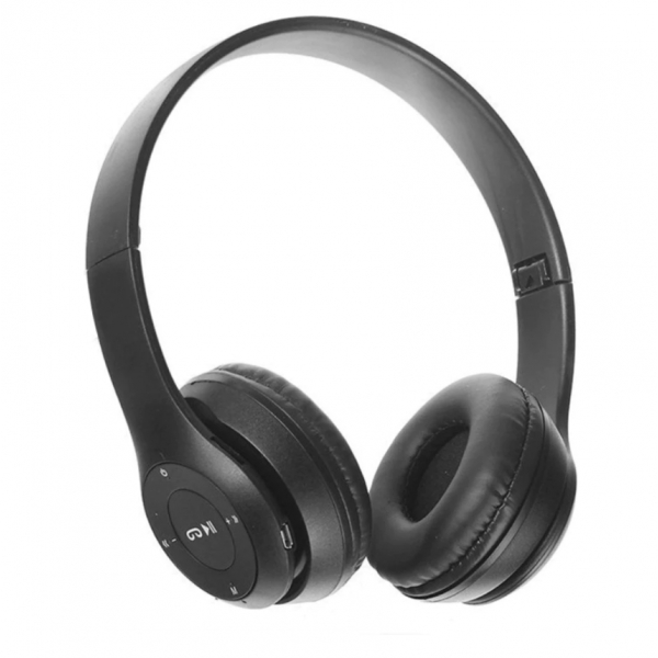 Fone de Ouvido Bluetooth: Sem Fio, Rádio FM, Entrada SD e Microfone – Som Hi-Fi e Design Dobrável Envio Aleatorio