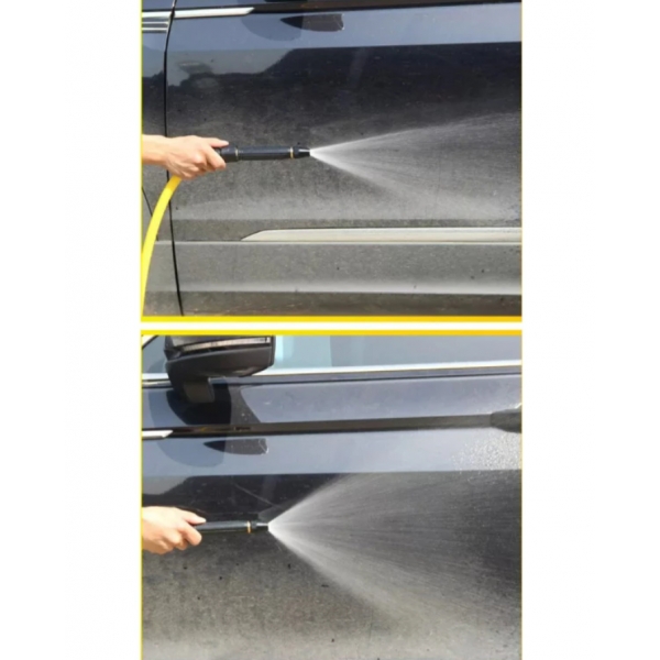 Kit 3 Em 1 Bico Alta Pressão Para Mangueira + Conector Top