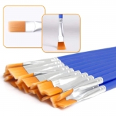 Kit 6 Conjunto De Pincéis Para Pintura Artistica Acrílicos