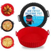 Forma Silicone para Air Fryer Assadeira Cesto Fritadeira Elétrica De 20cm