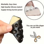 Suporte De Silicone Com Ventosa Para Capinha Celular sucção premium