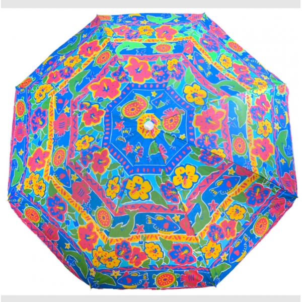 Guarda Sol Praia Verão Pesca Estampas Sortidas 1,90 x 1,80