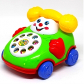 Carrinho Telefone de Brinquedo Infantil Movido à Corda Sonoro Envio Aleatorio