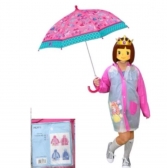 Capa De Chuva Infantil Reforçada Tamanho 8 Impermeável Menina Menino Escolar