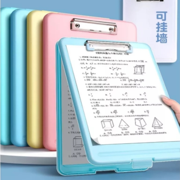 1 Peça Prancheta Com Armazenamento, Pasta De Prancheta De Abertura