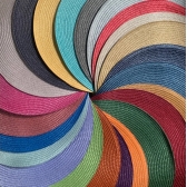 Jogo Americano Sousplat Redondo Jantar Mesa Posta 4 UNIDADES 38cm