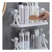 Porta Shampoo Boneco Prateleira Bob Retangular Plástico