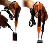 Caneta Medidora Tensão 3 em 1 110v 150v 220v 300v 380v 500v Ac/dc,Testador de tensão de automóvel, detector de luz de te