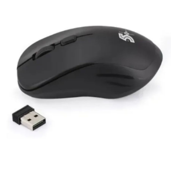 Mouse Sem Fio Office 5+ Preto Alta Qualidade 015-0080 Preto
