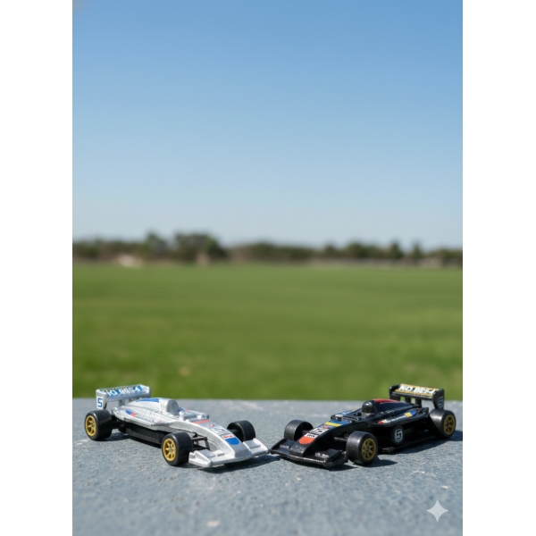 Kit 2 Carrinhos De Corrida Formula 1 Fricção - Mad Racing Kids