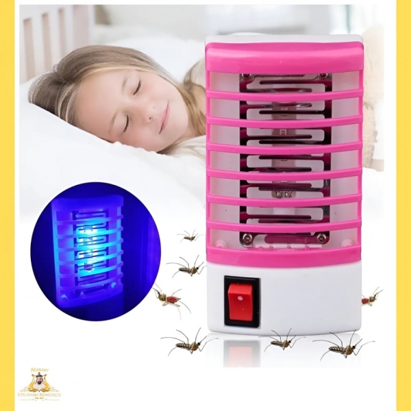 Luminária Armadilha Lâmpada Elétrica Insetos Mata Mosquito