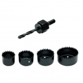 Jogo Serra Copo Kit 5 Peças Para Madeira Gesso Pvc Plástico