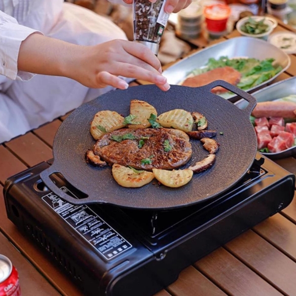 Fogareiro Fogão A Gás Portátil Multiuso Acampamento Pesca