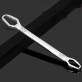 Chave Boca Fixa Aço Universal 8 a 24mm Cabeça Dupla Torx Ferramenta Resistente Multifuncional