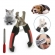 Alicate De Unha Cortador + Lixa Pet Cão Gato Cachorro
