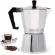 Cafeteira Italiana Alumínio 6 Xícaras Aço Decorada Top Cafeteira Rápida 1,4 litros