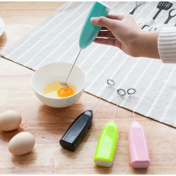 Mini Misturador Batedor Mixer Elétrico Para Claras de Ovos Leite Café Cores Sortidas Utensílios de Cozinha Pilha