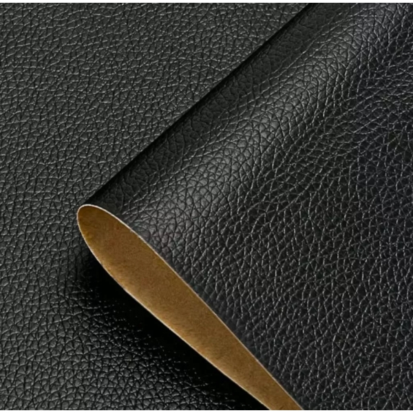 Reparo Para Couro Preto Ranhura Sintético Auto Adesivo 20Cmx30Cm