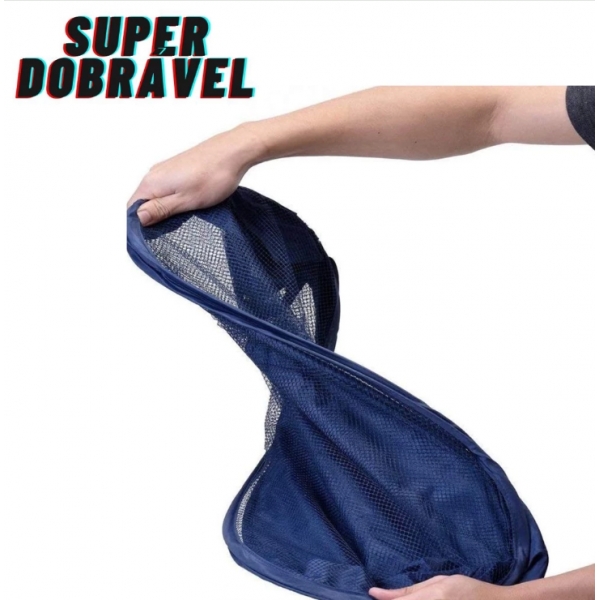 Cesto Roupa Suja Multiuso Organizador Dobrável Brinquedo