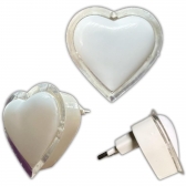 Abajur De Tomada Infantil Led Coração