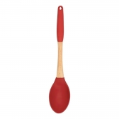 Colher Cabo de Silicone Auxiliar De Mexer 32Cm