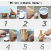 Mini Umidificador De Ar Difusor Aromatizador Cor Madeira USB Ultrassônico Para Quarto