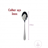 Kit 36 Talheres Garfo Colher Faca Inox Bufffet -restaurante