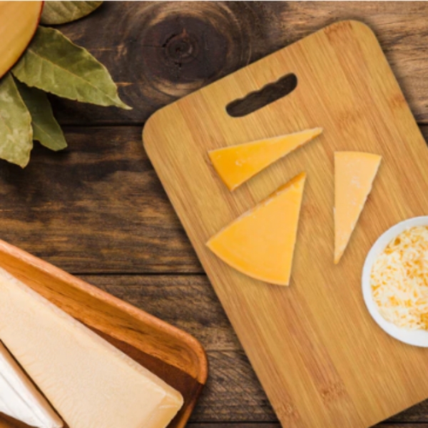 Tábua De Corte Legumes Carne Tabua multiuso de madeira 40x24