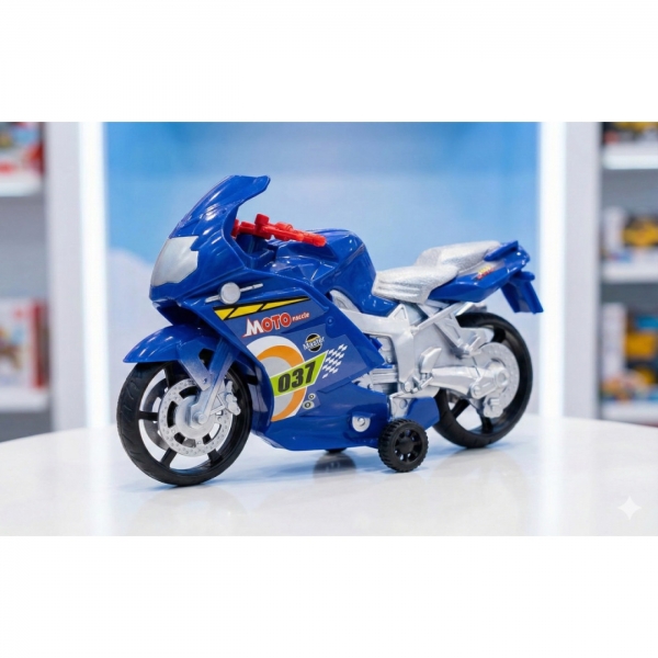 Brinquedo Moto Racer Grande A Friccao