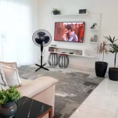 Ventilador de Coluna Silencioso Pedestal Grande 3 Vel. 110v