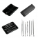 Kit 7 Curetas Remove Cravos Espinhas Aço Inoxidável Com Estojo