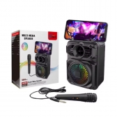 Caixa De Som Outdoor Karaoke Speakers Sem Fio Especializado em Mini Função De Rádio Com Suporte Pra Celular - ZQS1367