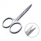 Tesoura Para Unhas Ponta Curva De Inox 9Cm