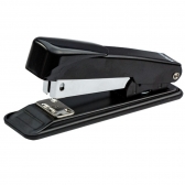 Grampeador Papel Profissional Reforçado Metal Aço 25 Folhas Cor Preto