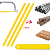 Lâmina Para Arco De Serra 12 Pol. Multiuso Profissional 3pcs