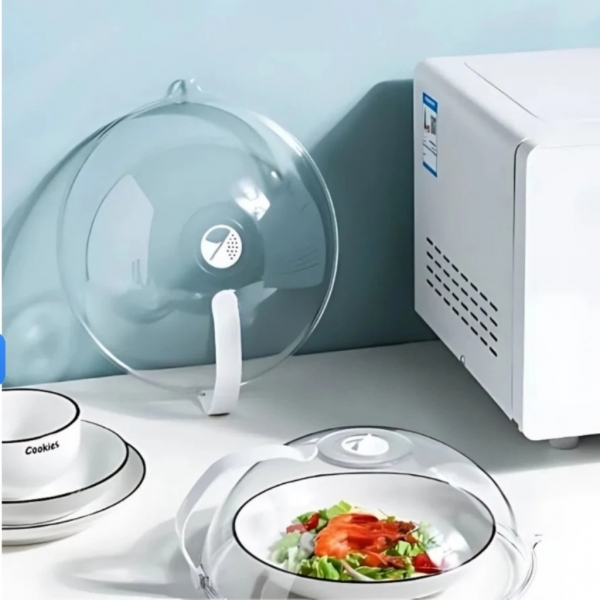 Tampa de Alimentos Para Microondas Prato de Alimentos Comida Transparente Plástico