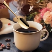 Kit 6 Colher Louça De Aço InoxidáVel Colher De Sobremesa Dourada / Luxuoso