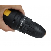 PARAFUSADEIRA E FURADEIRA 1350 RPM A BATERIA LI-ION C/ MALETA ACESSORIOS 12V -110/220V