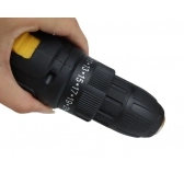 PARAFUSADEIRA E FURADEIRA 1350 RPM A BATERIA LI-ION C/ MALETA ACESSORIOS 12V -110/220V