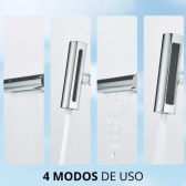 Torneira De Cozinha Cascata 360 Rotação 4 Funções Bocal De Alta Pressão Misturadora De Pia Para Cozinha Na Parede