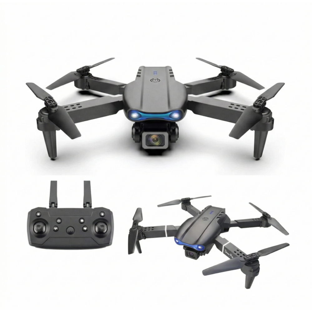 Mini Drone Com Câmera - Estabilização de Voo, Retorno Automático e Modo Sem Cabeça - Ideal para Iniciantes