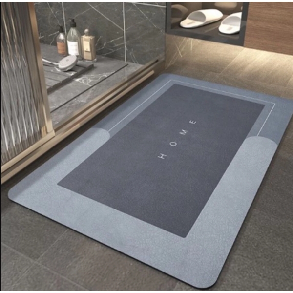 Tapete Banheiro Antiderrapante Absorvente de Secagem Rápida